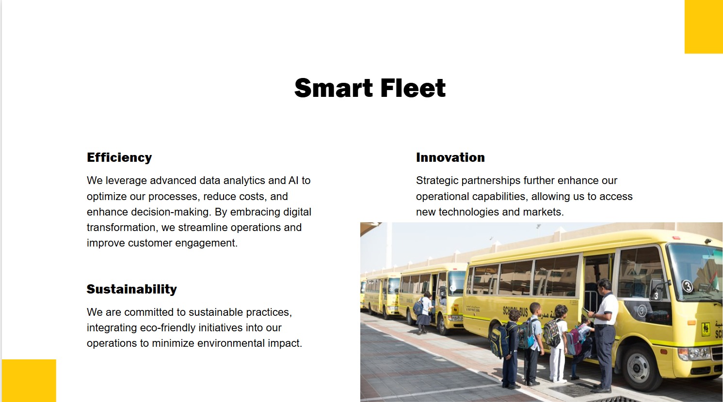 Modern Bus Fleet for Rent in Dubai and Abu Dhabi